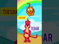 Days of the week #animalsoundsong