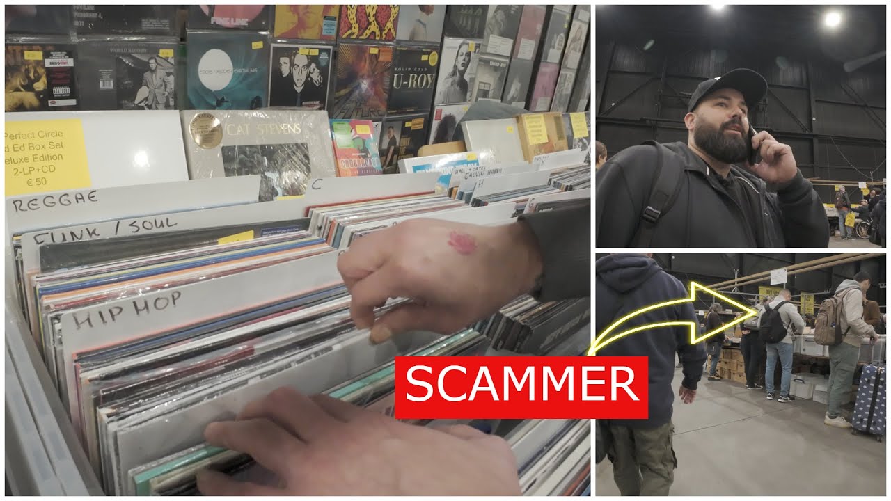 Thomas Jaagt SCAMMER Weg op de Mega Record Fair!