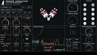 Renault F1 V10  Engine Simulator  Launch Control  20,000 RPM