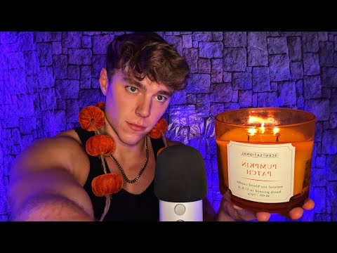 ASMR crisp fall sounds for a crisp fall night🍂🕯️