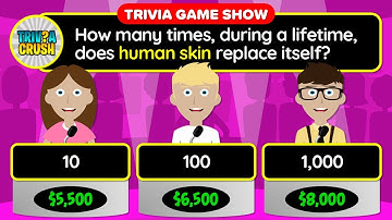 ✅  GENERAL KNOWLEDGE QUIZ! - 40 Trivia Questions in a Unique Game Show Format | 25-035