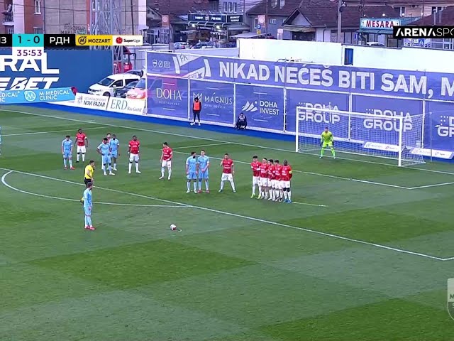 MOZZART BET SUPERLIGA SRBIJE (30. kolo): Novi Pazar - Radnički Niš 3:3 / 07.04.2025.