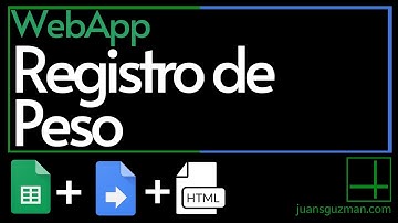 Webapp de Registro de Peso con Google Apps Script y Google Sheets