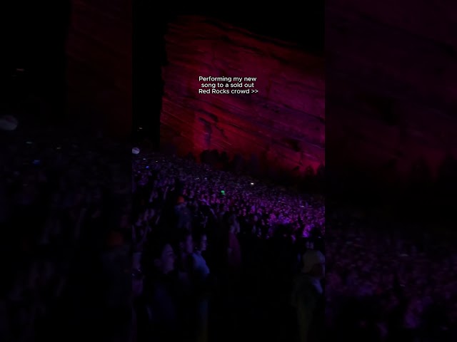 No feeling like it 😭😭😭😭😭 #electronicmusic #livemusic #redrocks #denver #colorado #ontour #newmusic