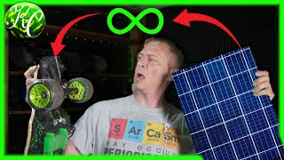 Testing Infinite Longboarding with Solar Panels