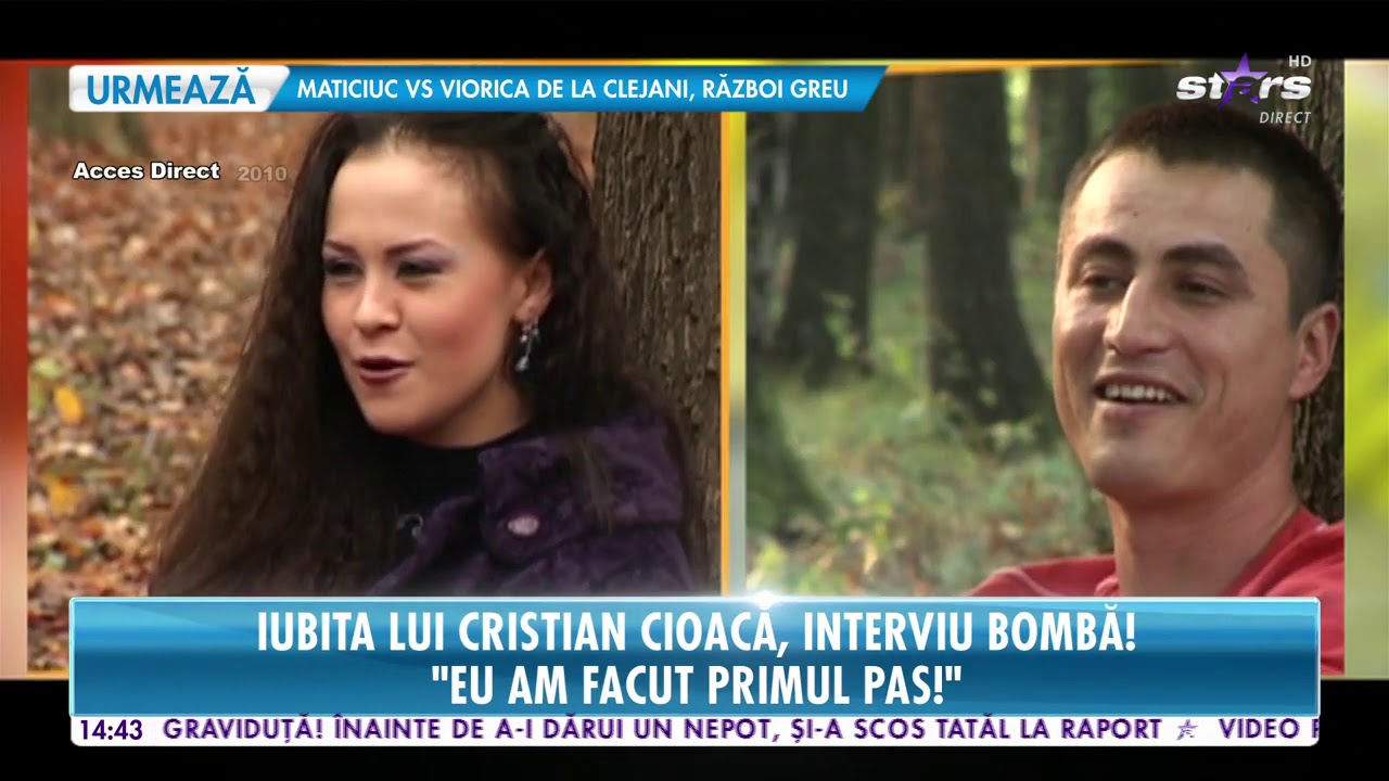 Iubita lui Cristian Cioacă, interviu bombă: "Eu am făcut primul pas"