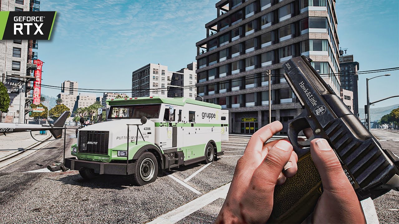 INTERCEPTANDO CARRO FORTE NO NOSSO TERRITORIO | GTA V GUERRA DE GANGUES #14 EM 4K60 RTX 3080TI