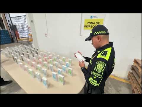 Cae encomienda en Santander con artículos tecnológicos ilegales avaluados en más de $600 millones