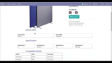 All in One Auto Parts Vehicle Odoo App