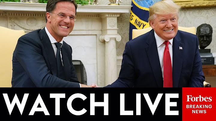 WATCH LIVE: President Trump Meets With NATO Secretary-General Mark Rutte In The Oval Office