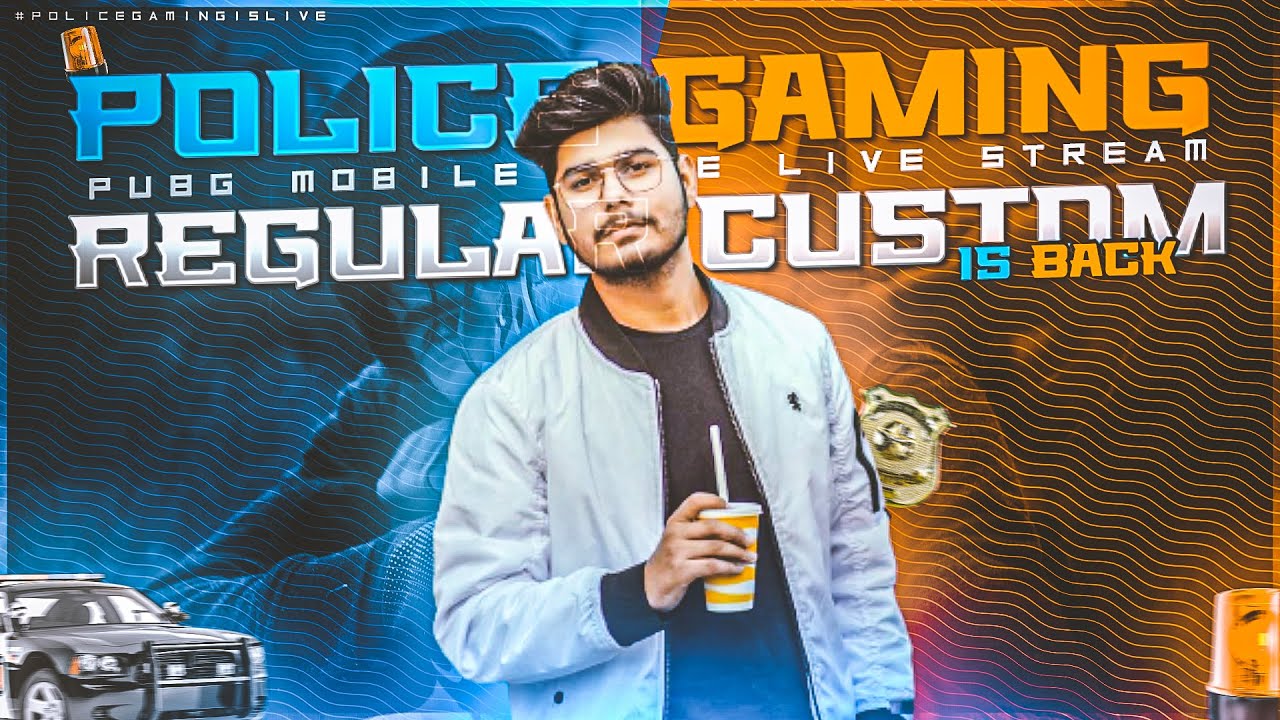 PUBG MOBILE LITE LIVE  || Custom Room Chill   || Police Gaming is Back