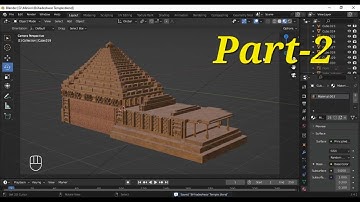 Part 2 Brihadeshwara Temple 3D Modelling #blender #3d #b3d #tutorial #blenderart #artwork #tutorial