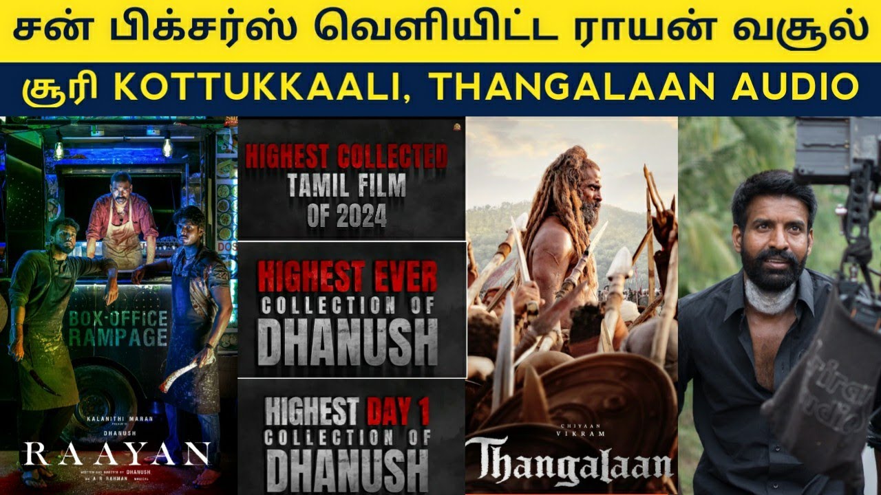 Cine News | Raayan official Collection Report - Sun Pictures,Thangalaan ...