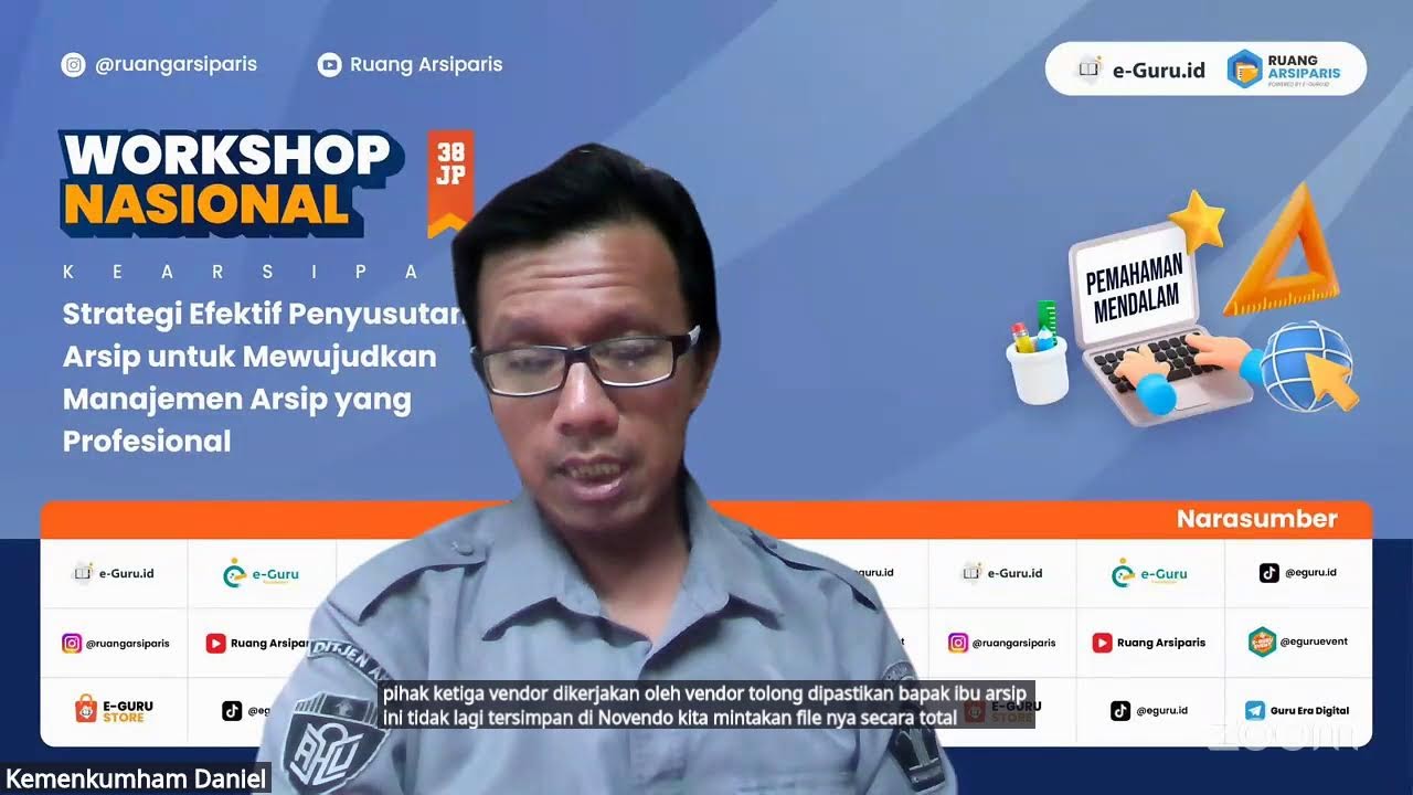 1 Workshop 38JP: Strategi Efektif Penyusutan Arsip untuk Mewujudkan Manajemen Arsip yang Profesional
