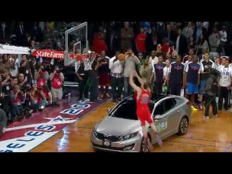 Blake Griffin Jumps Over a Car