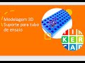Modelagem de suporte de tubos no TINKERCAD