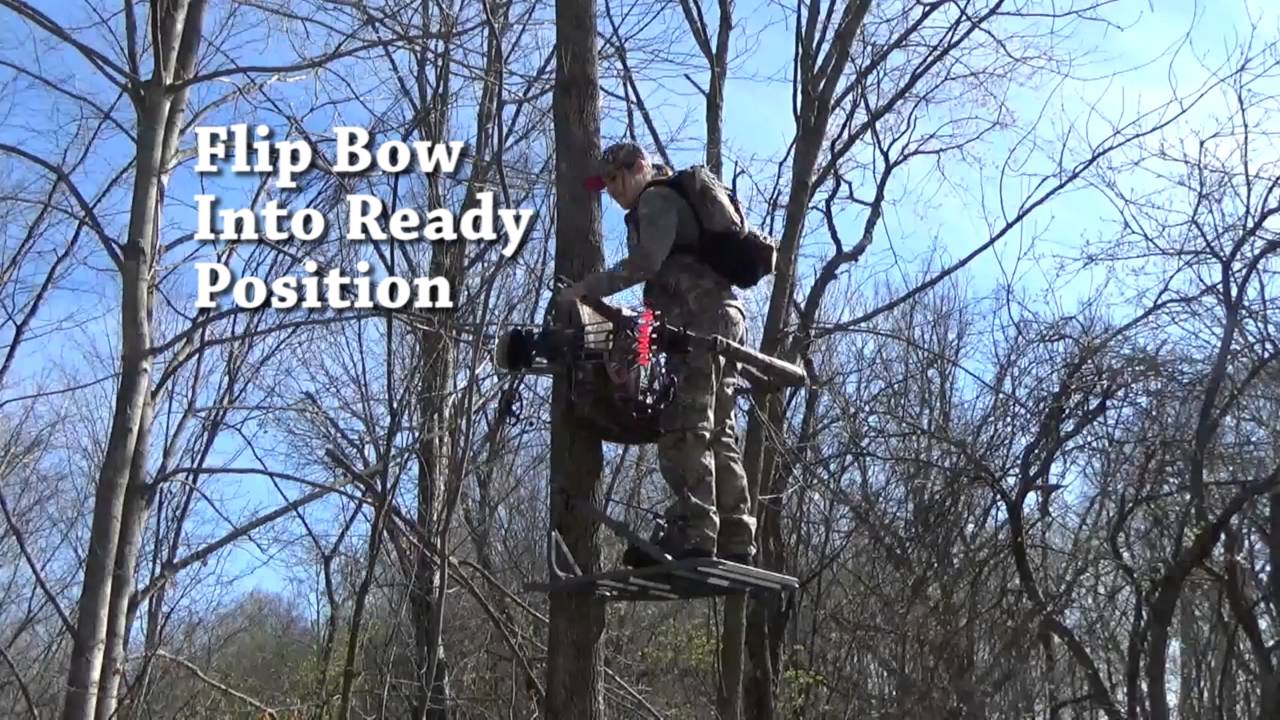 Bow Holder Video With Climbing Treestand YouTube