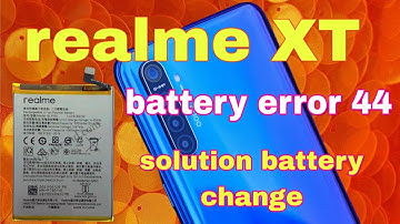 realme XT (battery error 44)📱Realme XT battery drain problem fix || Realme