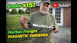 Harbor freight CENTRAL MACHINERY 17 inch Mini Magnetic Sweeper