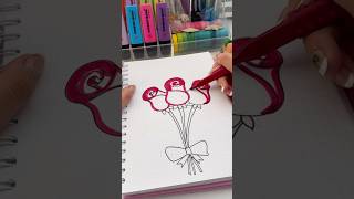 COMO DIBUJAR flores para regalarle a tu novia 🌹