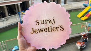 Resin name frame making 😍handmade jewellery shop signboard  screenshot 4