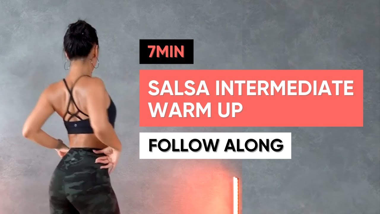 5min Salsa Intermediate Warm-up Follow Along