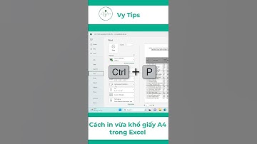 Cách in vừa khổ giấy A4 trong Excel nhanh chóng I Vy Vy Official