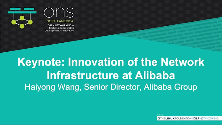 Keynote: Innovation of the Network Infrastructure at Alibaba - Haiyong Wang, Sr. Director, Alibaba - DayDayNews