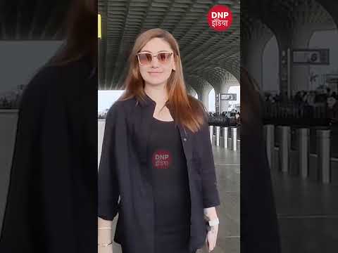 ऑल ब्लैक लुक में कांटा लगा गर्ल Shefali Jariwala ने एयरपोर्ट पर खूब दिखाए जलवे || DNP INDIA