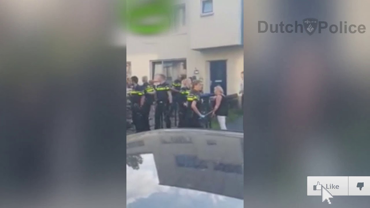 Dutch Police - Came in action to keep the peace policella