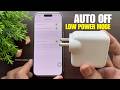 How to turn off iPhone Low Power Mode when you put it to charge