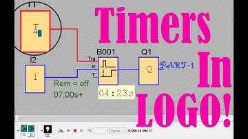 Siemens PLC -Timers in LOGO!(Part-1) : On-delay timer