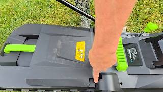 Tried a New Electric Mower