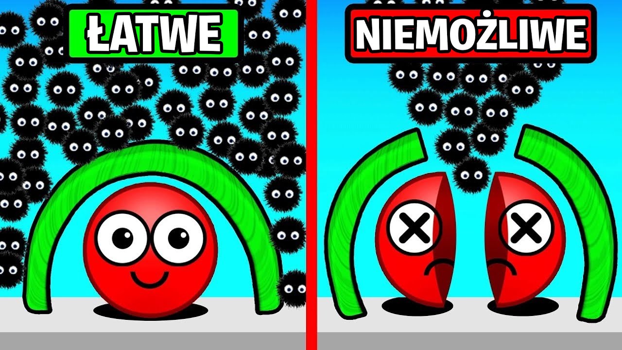 ŁATWE vs NIEMOŻLIWE URATUJ KULKĘ!