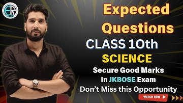Class 10th Science Guess Paper 2025🔥 | JKBOSE Students Must Watch❤️#umerallaie #guess  #jkbose