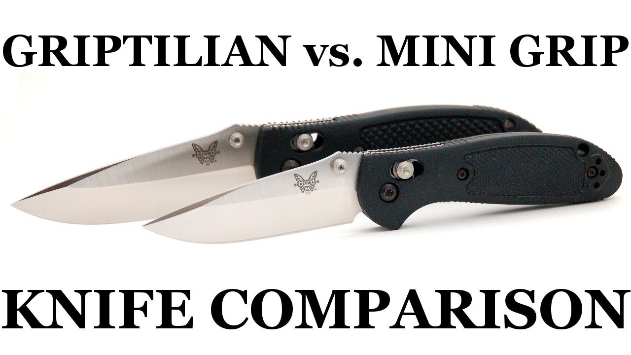 Knife Comparison: Benchmade Griptilian vs Mini Griptilian 