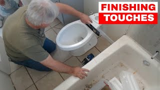 The Abandoned house get new toilets and kitchen sink!