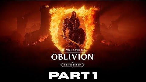 Oblivion Remastered [Part 1] - The Emperor - Walkthrough Dark Elf Mage Full Gameplay PC/4K
