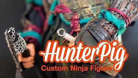 HunterPig Custom Ninja figure for 1/6 Scale