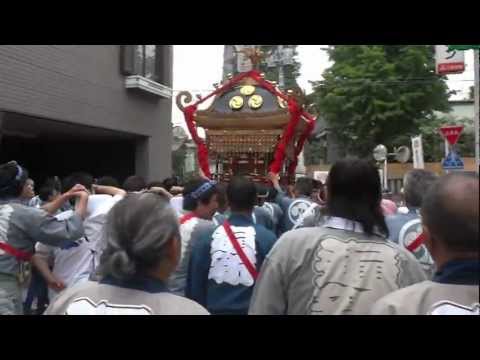 2012-06-03 素盞雄神社天王祭 神輿振り（HD）