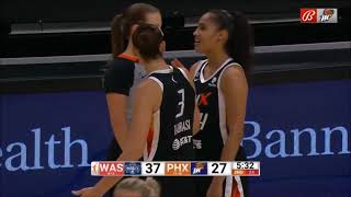 Skylar Diggins-Smith Prevents Taurasi Getting A Technical, But She Gets One Later After Another Play