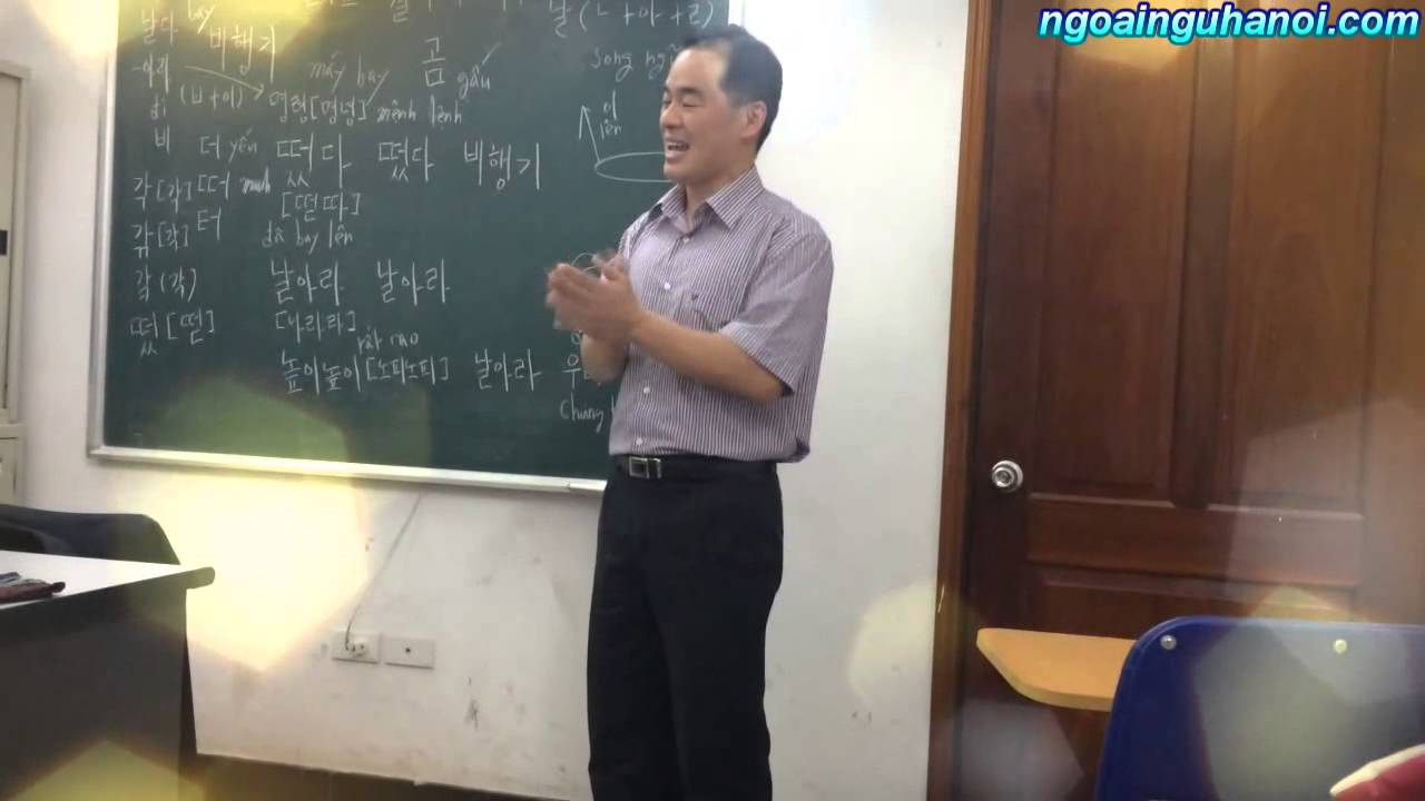 Lớp học tiếng hàn tại hà nội | Lớp học tiếng Hàn với thầy Intae Jeong – Trung Tâm Ngoại Ngữ Hà Nội