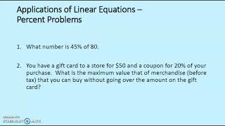 Linear Equations And Applications 5