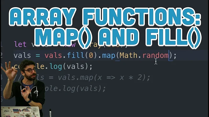 16.6: Array Functions: map() and fill() - Topics of JavaScript/ES6