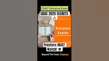 🚀 Crack CDAC Entrance Like a Pro! 🎯 Top Secrets for 2025 Entrance Exam Revealed! 🔥🎓