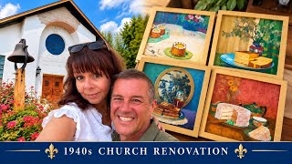 We Almost Missed These at the Flea Market | Uranium Glass Find | 1940s Church Church Home Renovation