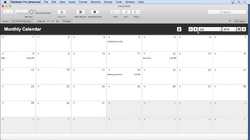 Touring the Completed Calendar Solution