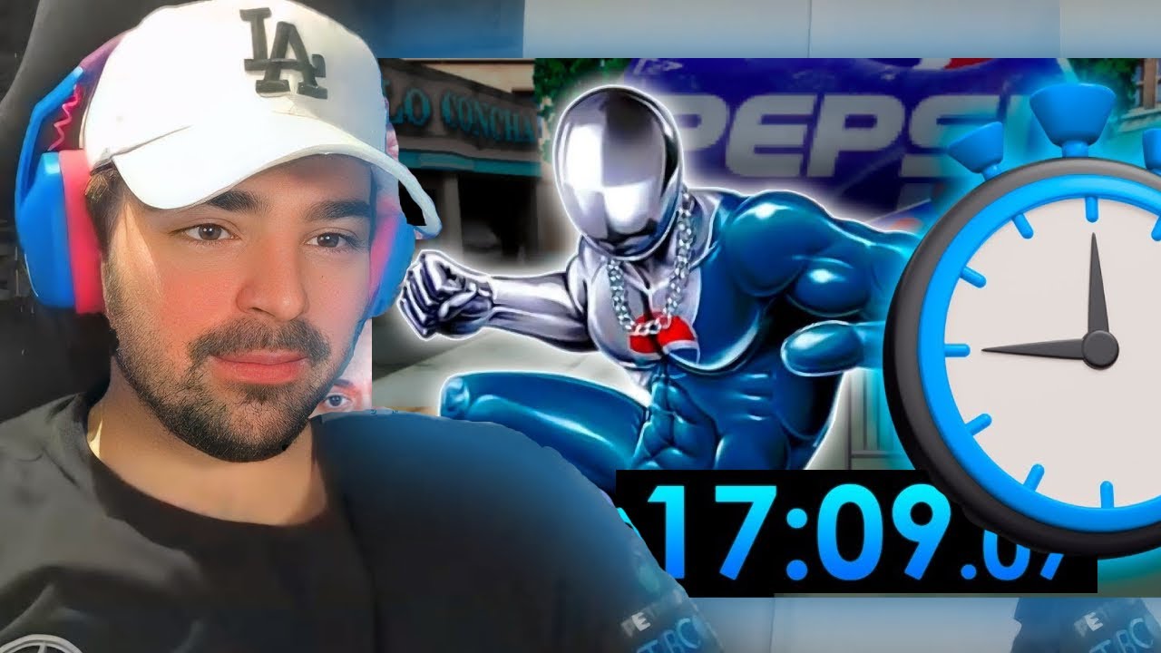 BANANIROU REACCIONA  A El SPEEDRUN de PEPSIMAN es un RETO LOCO SIN PEPSIS