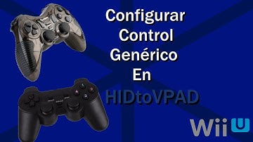 Cómo configurar control USB Genérico | HIDtoVPAD (WII U)