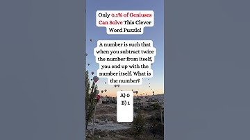 Only 0.01% Can Crack This Mind-Bending Subtraction Puzzle! Are You One of Them?  #riddlemathworld
